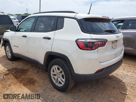 2018 Jeep Compass Sport z VIN 3C4NJCAB0JT471302, wystawiony jako IAAI lot #42318825 z przebiegiem 82 328 mil mil oraz . Historia ofert i sprzedaży dostępna na DreamBid. Obrazek 3.