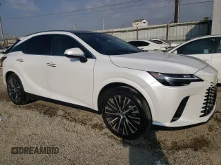 2023 Lexus RX with VIN 2T2BBMCA4PC002053, listed as a Copart auction lot 74194733 with 5,972 mi miles. Bid and sale history available at carsss.com. Image 4.