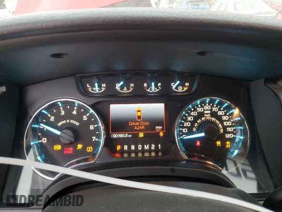 2012 Ford F-150 XL with VIN 1FTFX1EF2CFB41498, listed as a Copart auction lot 45022205 with 90,190 mi miles and Salvage Title. Bid and sale history available at carsss.com. Image 9.