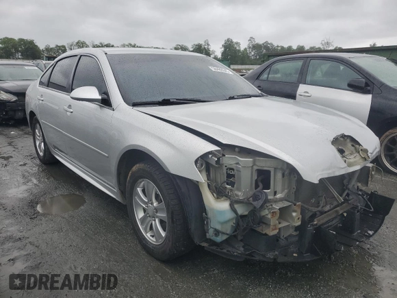 2015 Chevrolet Impala LS with VIN 2G1WA5E33F1125085, listed as a Copart auction lot 58492845 with 166,064 mi miles and Salvage title. Bid and sale history available at DreamBid. Image 4.