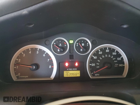 2006 Hyundai Santa Fe GLS with VIN KM8SC73D76U076450, listed as a Copart auction lot 80161354 with 153,966 mi miles and Clean Title. Bid and sale history available at carsss.com. Image 9.