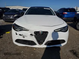 2020 Alfa Romeo Giulia Ti Sport with VIN ZARFAMBN8L7634911, listed as a Copart auction lot 80492774 with 21,056 mi miles and Salvage title. Bid and sale history available at DreamBid. Image 5.
