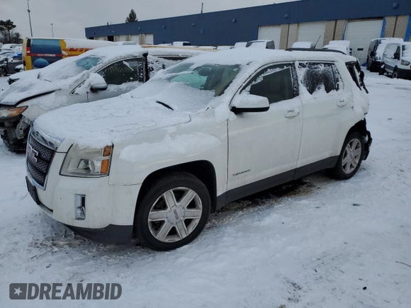 2011 GMC Terrain SLT-1 with VIN 2CTFLVEC8B6428320, listed as a Copart auction lot 45461105 with 120,109 mi miles and Salvage title. Bid and sale history available at DreamBid. Image 1.