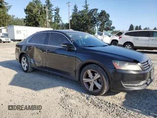 2014 Volkswagen Passat SE with VIN 1VWBT7A34EC107881, listed as a Copart auction lot 65431345 with 106,432 mi miles and Salvage title. Bid and sale history available at DreamBid. Image 4.