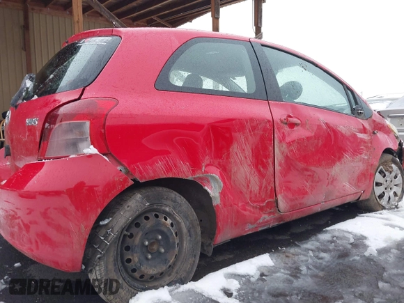 2008 Toyota Yaris with VIN JTDJT923285159575, listed as a IAAI auction lot 41559257 with 206,466 mi miles. Bid and sale history available at carsss.com. Image 6.