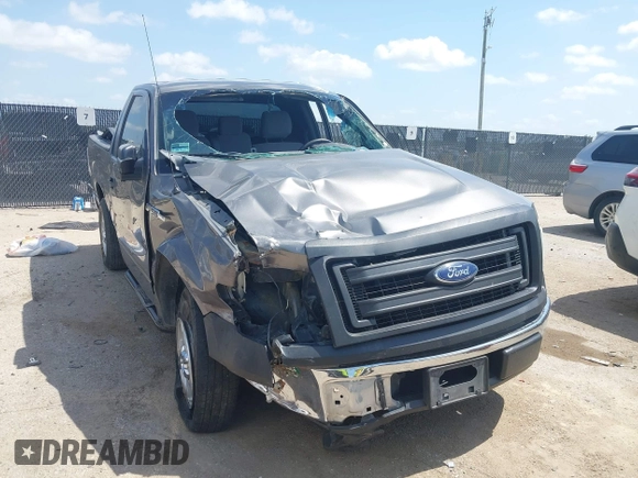 2014 Ford F-150 XL with VIN 1FTMF1CM0EFA43441, listed as a IAAI auction lot 42526218 with 232,421 mi miles and . Bid and sale history available at DreamBid. Image 1.