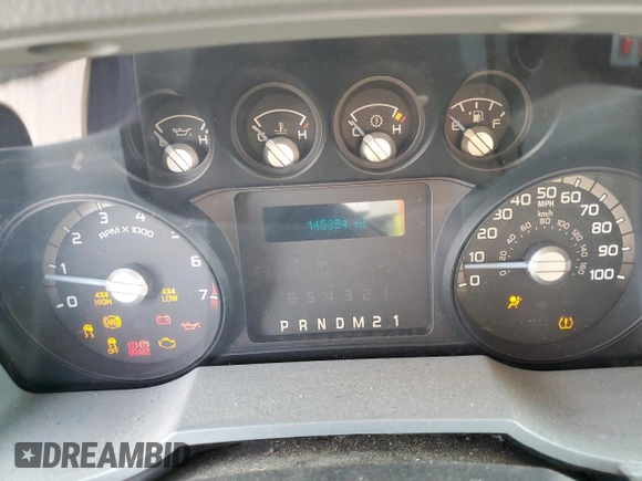 2011 Ford F-250 XL with VIN 1FTBF2B65BEC79732, listed as a Copart auction lot 63566995 with 145,354 mi miles and Clean title. Bid and sale history available at DreamBid. Image 9.