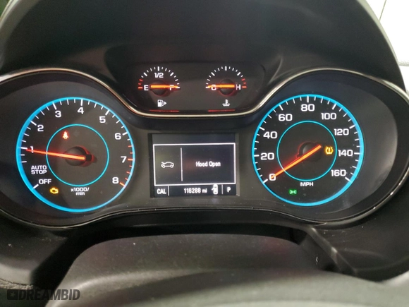 2016 Chevrolet Cruze LT with VIN 1G1BE5SM0G7251571, listed as a Copart auction lot 50007185 with 116,288 mi miles and Salvage Title. Bid and sale history available at carsss.com. Image 9.