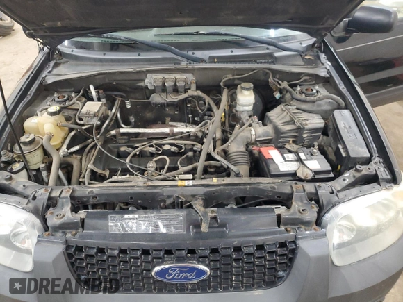 2005 Ford Escape XLS Value with VIN 1FMYU92Z05DA10448, listed as a Copart auction lot 54438955 with 185,303 mi miles and Salvage title. Bid and sale history available at DreamBid. Image 12.