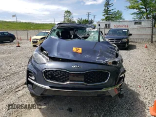 2021 Kia Sportage EX with VIN KNDPNCAC0M7847575, listed as a Copart auction lot 57667035 with Not provided miles and Salvage title. Bid and sale history available at DreamBid. Image 5.