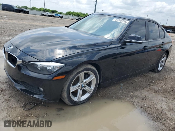 2014 BMW 3 Series 320i with VIN WBA3B1C56EK131723, listed as a Copart auction lot 54686025 with 95,105 mi miles and Salvage title. Bid and sale history available at DreamBid. Image 1.