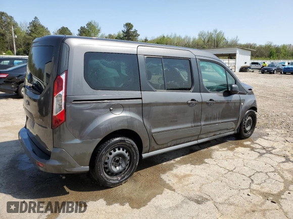 2016 Ford Transit Connect XLT with VIN NM0GE9F7XG1284389, listed as a Copart auction lot 50342195 with 201,707 mi miles and Salvage title. Bid and sale history available at DreamBid. Image 3.