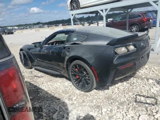 2017 Chevrolet Corvette Z06 2LZ with VIN 1G1YS2D62H5601229, listed as a Copart auction lot 66665184 with 0 mi miles and Salvage Title. Bid and sale history available at carsss.com. Image 2.