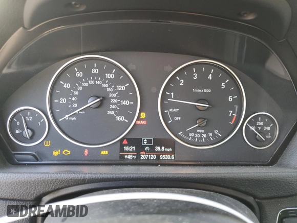 2013 BMW 3 Series 320i with VIN WBA3B1C50DF078329, listed as a Copart auction lot 85543174 with 207,120 mi miles and Salvage Title. Bid and sale history available at carsss.com. Image 9.