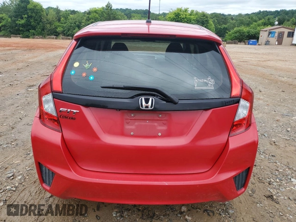 2016 Honda Fit LX with VIN JHMGK5H53GX011953, listed as a Copart auction lot 58713935 with 102,363 mi miles and Salvage title. Bid and sale history available at DreamBid. Image 6.