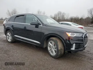 2020 Audi Q7 Premium Plus with VIN WA1LXAF77LD003374, listed as a Copart auction lot 44111945 with 84,242 mi miles and Salvage Title. Bid and sale history available at carsss.com. Image 4.
