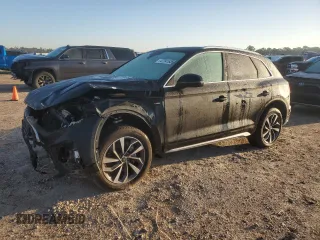 2024 Audi Q5 S line Premium with VIN WA1GAAFY2R2020857, listed as a Copart auction lot 47241635 with 8,005 mi miles and Salvage Title. Bid and sale history available at carsss.com. Image 1.