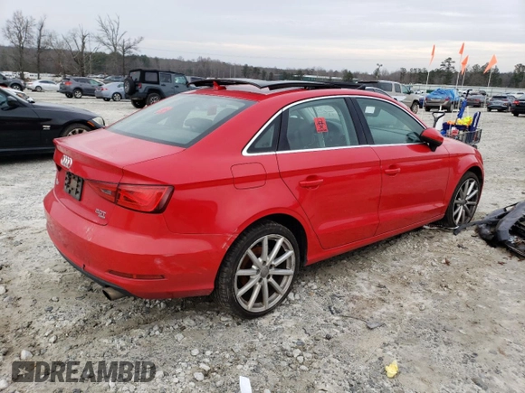 2015 Audi A3 2.0T Premium Plus with VIN WAUEFGFF8F1014530, listed as a Copart auction lot 72834422 with 133,057 mi miles. Bid and sale history available at carsss.com. Image 3.