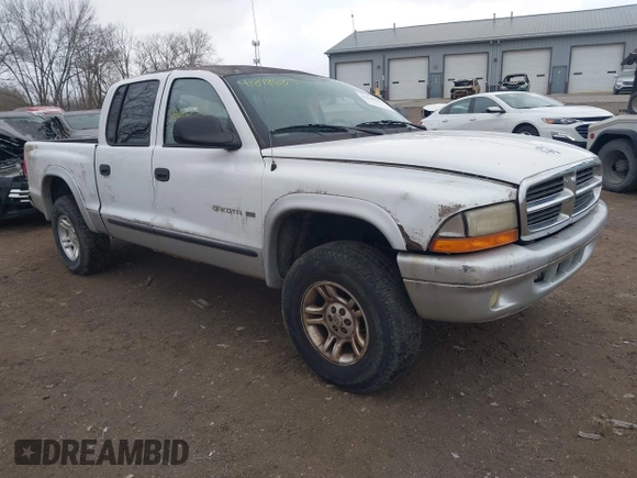 2002 Dodge Dakota SLT z VIN 1B7HG48N72S577296, wystawiony jako IAAI lot #41848637 z przebiegiem 133 777 mil mil oraz . Historia ofert i sprzedaży dostępna na DreamBid. Obrazek 1.