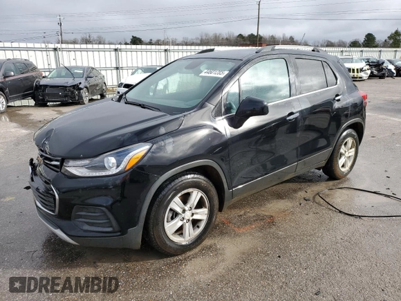 2020 Chevrolet Trax LT with VIN 3GNCJLSB0LL165183, listed as a Copart auction lot 44601285 with 93,915 mi miles and Salvage Title. Bid and sale history available at carsss.com. Image 1.