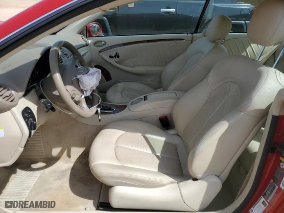 2008 Mercedes-Benz CLK-Class 3.5L with VIN WDBTJ56H48F234136, listed as a Copart auction lot 70967244 with 63,501 mi miles and Salvage Title. Bid and sale history available at carsss.com. Image 7.
