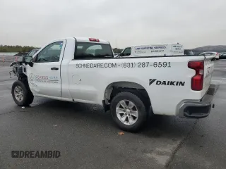 2020 Chevrolet Silverado 1500 Work Truck with VIN 3GCNWAEFXLG250174, listed as a Copart auction lot 44940685 with 107,631 mi miles and Salvage Title. Bid and sale history available at carsss.com. Image 2.