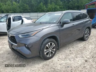 2021 Toyota Highlander XLE z VIN 5TDGZRBH1MS529701, wystawiony jako Copart lot #65554535 z przebiegiem 116 134 mil mil oraz Czysty tytuł • Clean title. Historia ofert i sprzedaży dostępna na DreamBid. Obrazek 1.