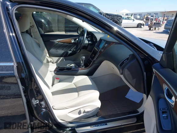 2014 Infiniti Q50 Premium z VIN JN1BV7AP2EM672661, wystawiony jako IAAI lot #42319325 z przebiegiem 85 803 mil mil oraz . Historia ofert i sprzedaży dostępna na DreamBid. Obrazek 5.
