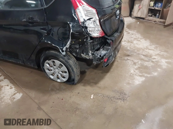 2017 Hyundai Accent SE with VIN KMHCT5AE2HU321940, listed as a IAAI auction lot 41801114 with 34,123 mi miles. Bid and sale history available at carsss.com. Image 6.