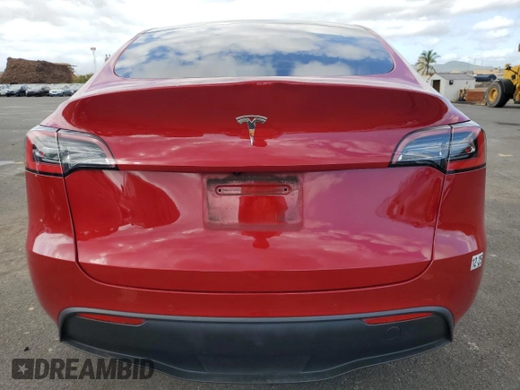 2021 Tesla Model Y Standard Range z VIN 5YJYGDED7MF111377, wystawiony jako Copart lot #45772075 z przebiegiem 34 331 mil mil oraz Szkoda całkowita • Salvage title. Historia ofert i sprzedaży dostępna na DreamBid. Obrazek 6.