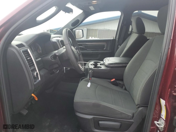 2024 Ram 1500 Classic Warlock with VIN 1C6RR7LG2RS149355, listed as a Copart auction lot 43338285 with 23,975 mi miles and Clean Title. Bid and sale history available at carsss.com. Image 7.