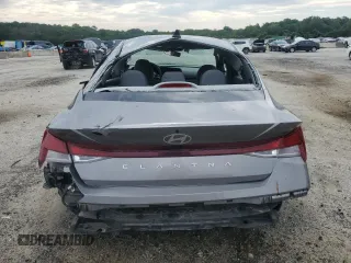 2024 Hyundai Elantra SEL with VIN KMHLM4DG9RU780274, listed as a Copart auction lot 62518085 with 33,363 mi miles and Non repairable. Bid and sale history available at DreamBid. Image 6.
