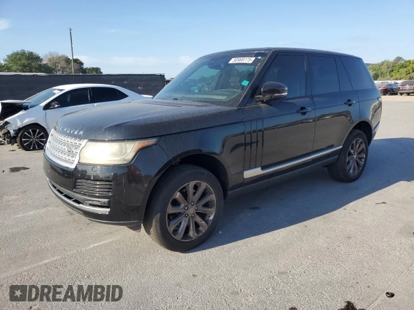 2014 Land Rover Range Rover HSE z VIN SALGS2WFXEA191792, wystawiony jako Copart lot #50969775 z przebiegiem 93 817 mil mil oraz Czysty tytuł • Clean title. Historia ofert i sprzedaży dostępna na DreamBid. Obrazek 1.
