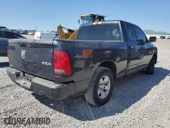 2018 Ram 1500 Tradesman with VIN 1C6RR7FT9JS327579, listed as a Copart auction lot 53161115 with 95,680 mi miles and Salvage title. Bid and sale history available at DreamBid. Image 3.
