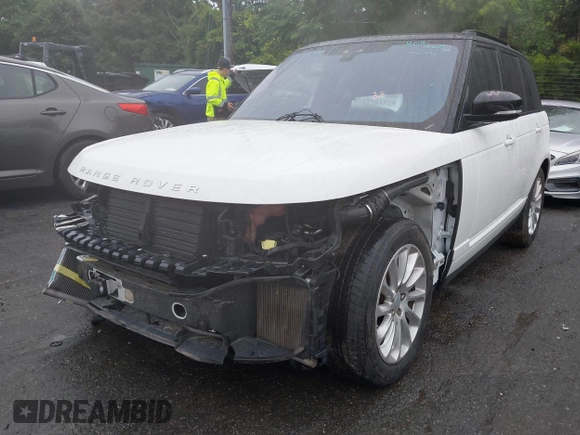2020 Land Rover Range Rover HSE with VIN SALGS2RU2LA597086, listed as a IAAI auction lot 42205510 with 75,400 mi miles and . Bid and sale history available at DreamBid. Image 6.