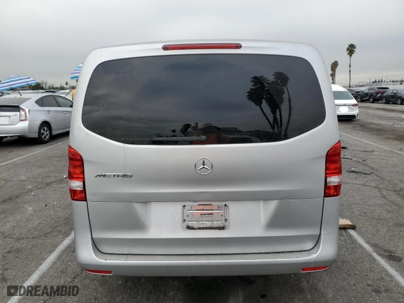 2016 Mercedes-Benz Metris Passenger Van with VIN WD4PG2EE1G3080529, listed as a Copart auction lot 81972584 with 168,947 mi miles and Salvage Title. Bid and sale history available at carsss.com. Image 6.