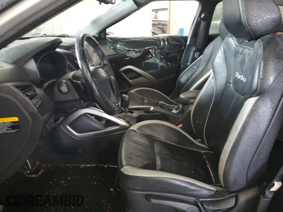 2014 Hyundai Veloster Turbo with VIN KMHTC6AE3EU183570, listed as a Copart auction lot 51014085 with 110,139 mi miles and Clean title. Bid and sale history available at DreamBid. Image 7.
