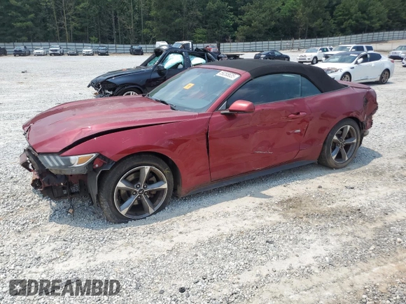 2015 Ford Mustang V6 z VIN 1FATP8EM1F5415543, wystawiony jako Copart lot #59265635 z przebiegiem 217 761 mil mil oraz Szkoda całkowita • Salvage title. Historia ofert i sprzedaży dostępna na DreamBid. Obrazek 1.