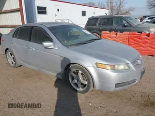 2005 Acura TL with VIN 19UUA66215A074976, listed as a IAAI auction lot 41463598 with 184,690 mi miles. Bid and sale history available at carsss.com. Image 1.