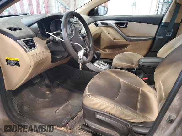 2012 Hyundai Elantra Limited z VIN 5NPDH4AE9CH141460, wystawiony jako Copart lot #58363825 z przebiegiem 138 407 mil mil oraz Czysty tytuł • Clean title. Historia ofert i sprzedaży dostępna na DreamBid. Obrazek 7.