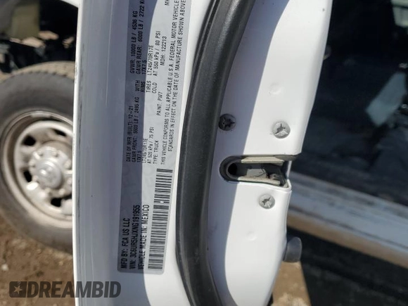 2022 Ram 2500 Tradesman z VIN 3C6UR5HJXNG191955, wystawiony jako Copart lot #53498065 z przebiegiem 180 150 mil mil oraz Szkoda całkowita • Salvage title. Historia ofert i sprzedaży dostępna na DreamBid. Obrazek 12.