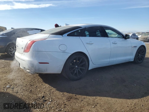 2013 Jaguar XJ z VIN SAJWJ1CD0D8V53753, wystawiony jako Copart lot #45155755 z przebiegiem 53 524 mil mil oraz Szkoda całkowita • Salvage title. Historia ofert i sprzedaży dostępna na DreamBid. Obrazek 3.