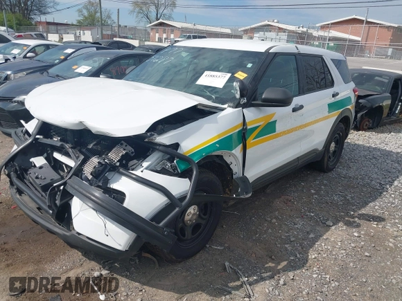 2020 Ford Police Interceptor Utility z VIN 1FM5K8AB8LGC51287, wystawiony jako IAAI lot #41885377 z przebiegiem 83 563 mil mil oraz . Historia ofert i sprzedaży dostępna na DreamBid. Obrazek 17.