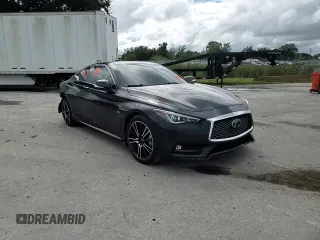 2018 Infiniti Q60 Sport with VIN JN1EV7EL0JM390193, listed as a Copart auction lot 75081554 with 62,331 mi miles and Salvage title. Bid and sale history available at DreamBid. Image 10.