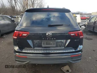 2023 Volkswagen Tiguan S with VIN 3VVFB7AX6PM104235, listed as a Copart auction lot 86537514 with 16,106 mi miles and Salvage title. Bid and sale history available at DreamBid. Image 6.