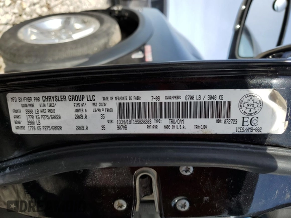 2009 Dodge 1500 Sport с VIN 1D3HV18T19S820203, выставлен на аукционе Copart как лот 49794804 с пробегом 155 951 миль миль и Чистый • Clean title. История ставок и продаж доступна на DreamBid. Изображение 12.