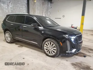 2020 Cadillac XT6 AWD Premium Luxury with VIN 1GYKPDRS4LZ101407, listed as a Copart auction lot 43554815 with 41,263 mi miles and Salvage title. Bid and sale history available at DreamBid. Image 4.