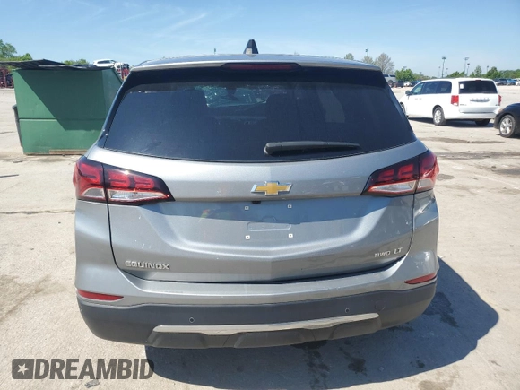 2024 Chevrolet Equinox LT with VIN 3GNAXUEG9RL263348, listed as a Copart auction lot 55855405 with Not Provided miles and Non Repairable. Bid and sale history available at DreamBid. Image 6.