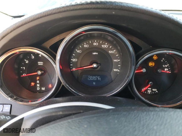 2008 Cadillac CTS RWD w/1SA with VIN 1G6DF577180188588, listed as a Copart auction lot 44714735 with 126,858 mi miles and Salvage Title. Bid and sale history available at carsss.com. Image 9.