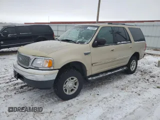 1999 Ford Expedition XLT z VIN 1FMRU1869XLB14853, wystawiony jako Copart lot #41445095 z przebiegiem Nie podano mil oraz Szkoda całkowita • Salvage title. Historia ofert i sprzedaży dostępna na DreamBid. Obrazek 1.